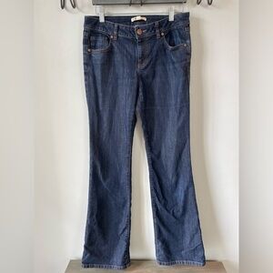 CAbi dark wash flare jeans size 4